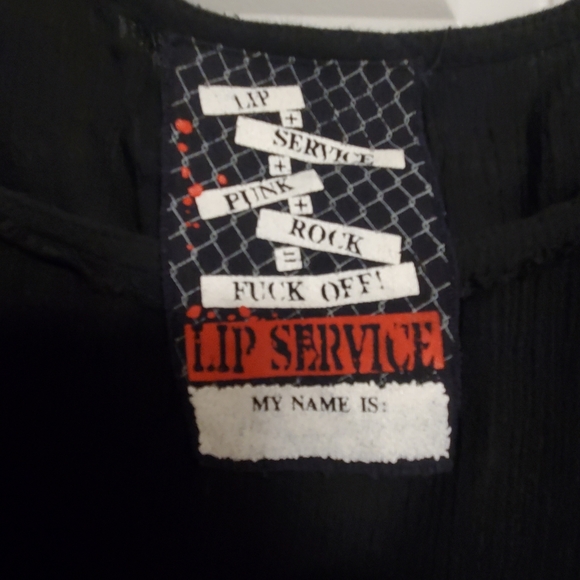 LIP SERVICE "Killing" Unisex Long Sleever - Picture 5 of 7